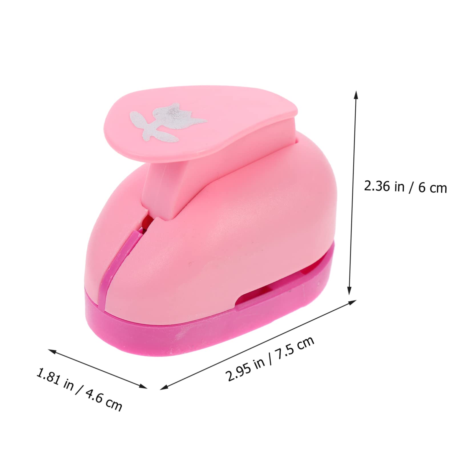 EXCEART Handmade Crafts Puncher Large Paper Puncher for Scrapbooking for Boys and Girls' Hand-Making Random Color