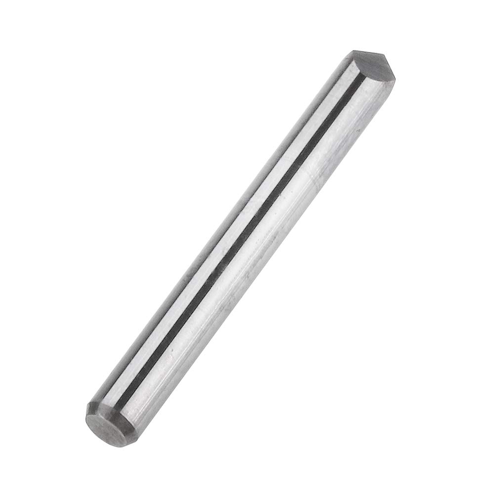 10 piezas de 3,175 mm vástago 60 grados 0,1/0,2/0,3 mm punta de acero tungsteno grabado Bit CNC herramienta - 0,3 mm