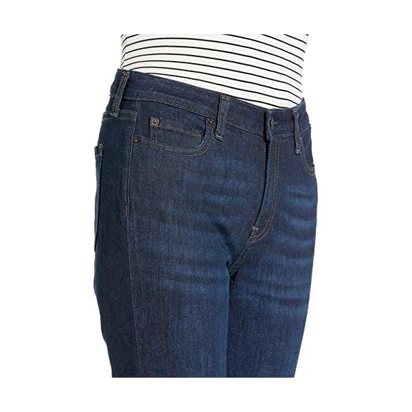 Amazon-Essentials-Womens-Slim-Straight-fit-Jean Amazon Essentials Women's Slim Straight Jean, Dark Wash, 10 Long