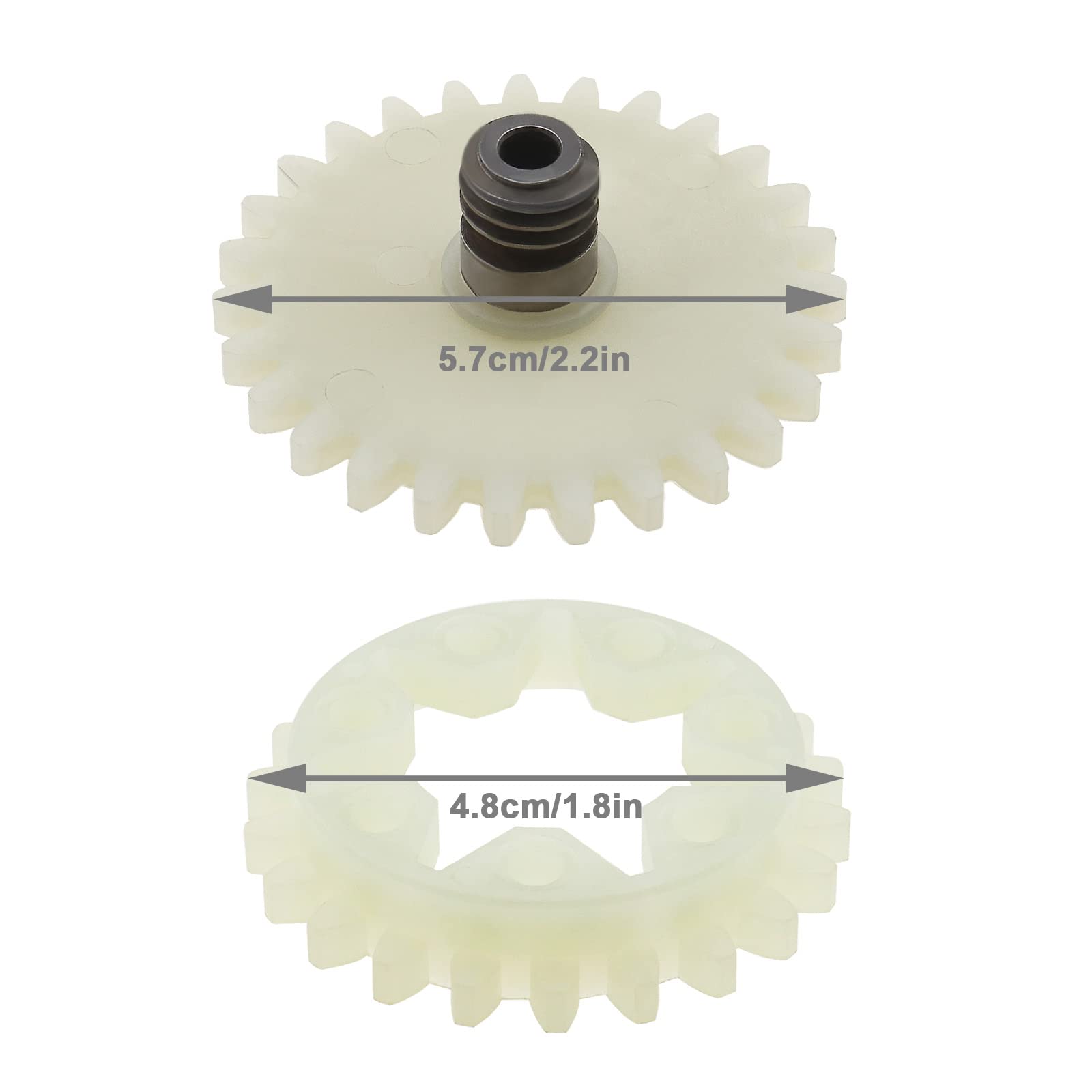 Vhbw Ingranaggio A Vite Senza Fine Della Pompa Dell'olio Sostituisce - Foto 3