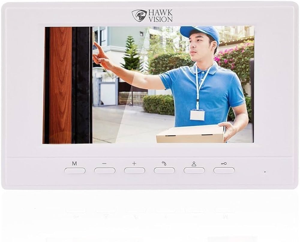 Hawk Vision HV-VDP-705 7-Inch LCD Screen for Video Door Phones