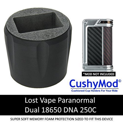 Lost Vape Paranormal DNA 250C [BLACK] CUP HOLDER CushyMod Cover Wrap Skin Sleeve Case