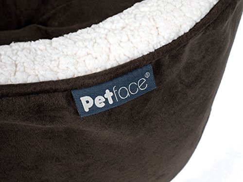 Petface Sams Luxus-Hundekörbchen oval, S