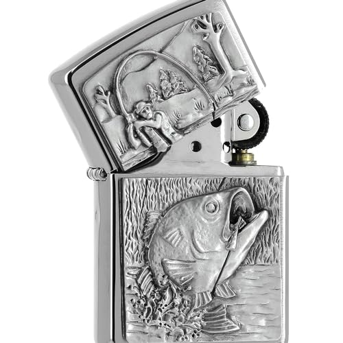 Encendedor Zippo Logo Bass Fishing miniatura 2