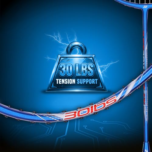 Image of Yonex Graphite Strung Badminton Racquet Astrox Lite 43i (G4, 77 Grams, 30 lbs Tension, Navy Blue)