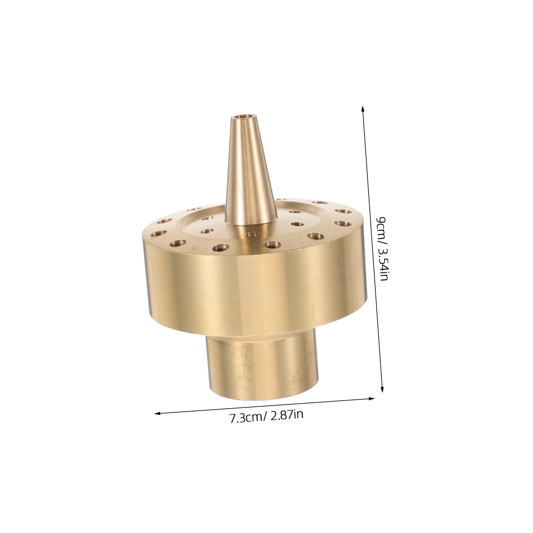 BESTonZON Fountain Head Nozzle Water Spray Head for Garden and Elegant Flower Column Design Durable Landscape Fountain Nozzle for Stunning Visuals and Versatile Water