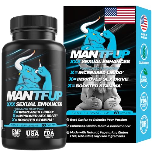 mantfup daily sexual enhancer for men  boost libido testosterone pleasure amp performance fast-acting enhancement  potenciadores de testosterona