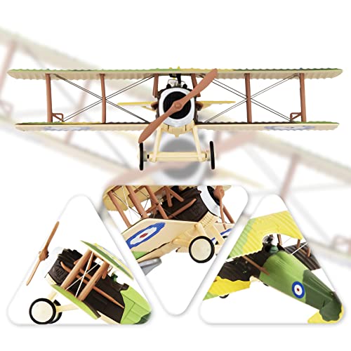 HANGOU Militärische Modellflugzeug 1:72 Französischer Spaten XIII Doppeldecker Flugzeug Modelle Metallflugzeugmodell Druckguss Flugzeugmodell zum Sammeln oder Verschenken