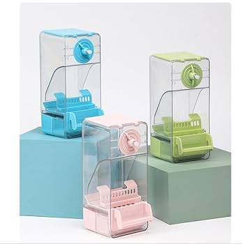 鳥専用自動給餌器（小粒用）と備長炭セット Amazon.co.jp: 【 自動給水器セット 】iikuru バードフィーダー