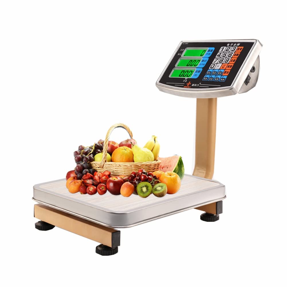 Platform Scale Weight Warehouse Industrial Shipping Commercial Heavy Duty Blue Folding Floor Scales Perfect for Mailing Luggage Package Price