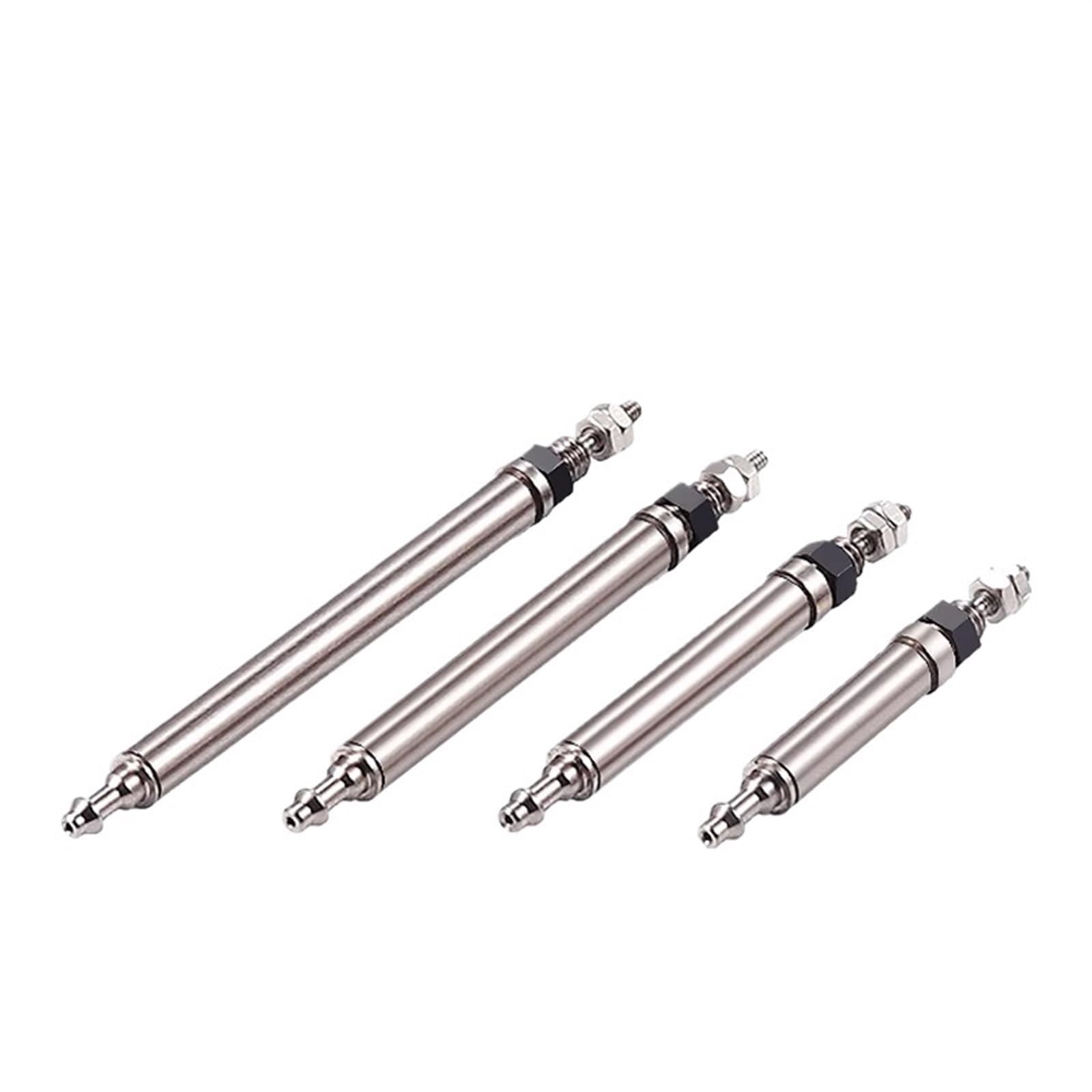 Vérin pneumatique CJ1B2 acier inoxydable 2.5mm simple effet avec ressort