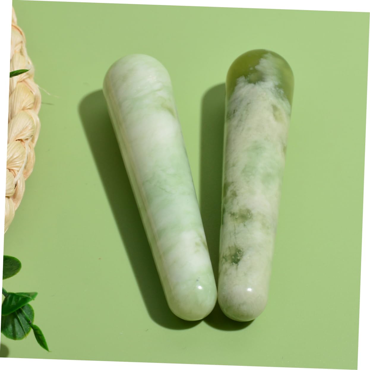 FOMIYES Massage Pieds 4 Pièces de massage outils de massage masseur de pieds masseur portatif masseur de de jade le pied tendineux d'acupuncture Manquer Outil