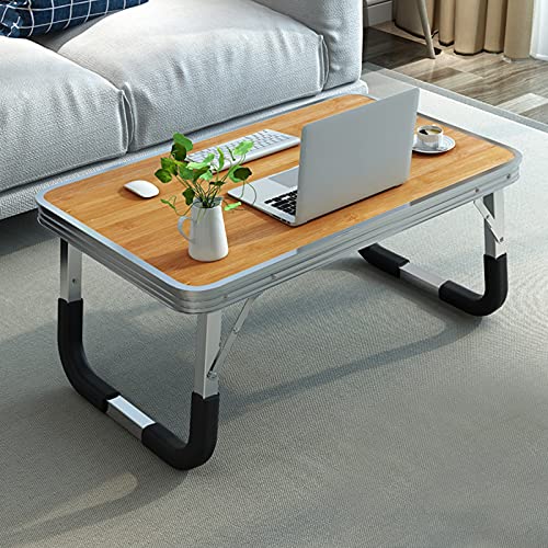 JHSLXD Folding Table Creative Notebook Computer Table Bedroom Small Desk Student Dormitory Study Desk Reading Table - Image 3