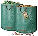 Produktbild GardenGloss 2x Gartenabfallsack mit Griffen - 272L Gartensack Laubsack - UV-Stabil und Wasserabweisend - Wiederverwendbare und Stabile Gartensäcke