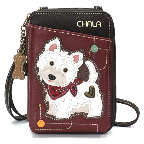 Image of CHALA Wallet Crossbody Cell Phone Purse - Women Faux Leather Multicolor Handbag with Adjustable Strap