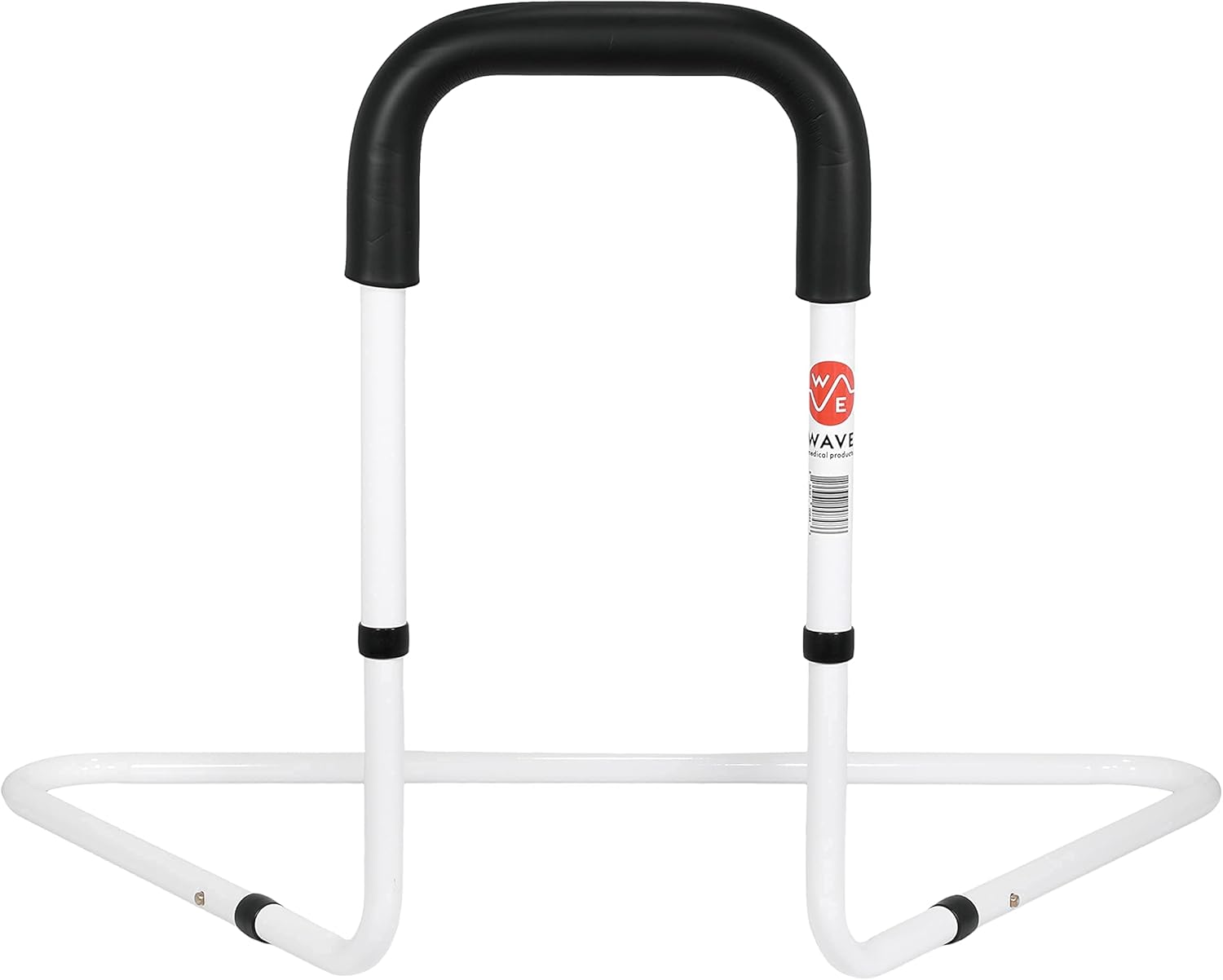 Wave Height Adjustable Bed Assist Bar - Bed Rails & Recovery Aid Assist for Enhanced Stability & Support - Bed Rails for Seniors & Elderly Adults with Hand Assistant Bar (10-Second Assembly)