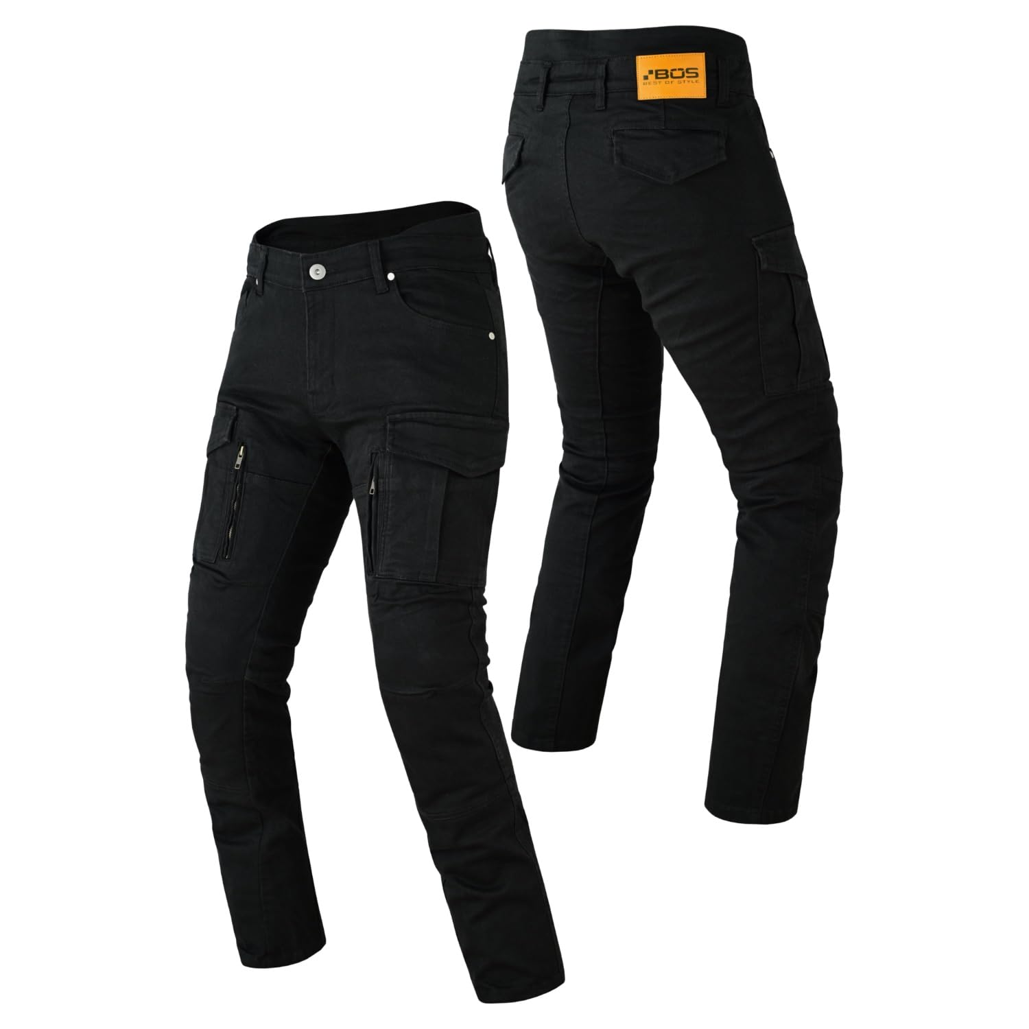 Aramid Motorradjeans Damen & Herren,Protektoren an Knie & Hüfte,Cargo Style, Abriebfest,Motorrad Cargo Arbeitshose Unisex – Aramid verstärkt