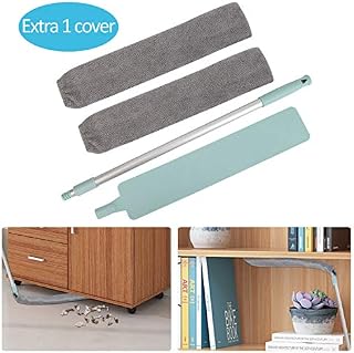 Retractable Gap Dust Cleaning Artifact - 2 Cloth Covers - Removable and Washable