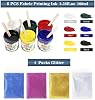 Pllieay Kit de serigrafía de 60 piezas con lámpara de exposición UV LED, 6 colores de tinta para serigrafía, 3 tamaños de marcos de madera para serigrafía de seda, todos los suministros de serigrafía en un solo set 8