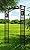 Panacea 84303 Mission Garden Arbor with Lanterns, Black, 79.5" H