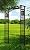 Panacea 84303 Mission Garden Arbor with Lanterns, Black, 79.5" H
