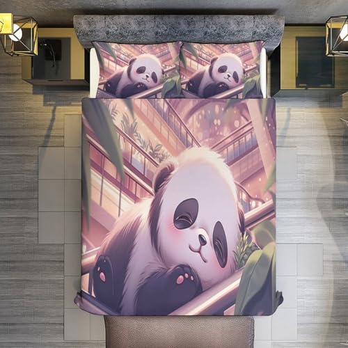 Parure de lit enfant 200x200 cm avec impression 3D et 2 taies d'oreiller - 5