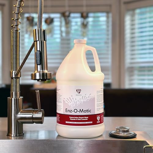 Enz-O-Matic-Enzyme-Drain-Cleaner-Organic-Enzyme-Based-Waste-Degrader-And-Odor-Neutralizer-1-Gallon-Bottle-128-Fl-Oz-Multi-Purpose-Enzyme-Cleaner-Clean-Fresh-Scent-Bathroom-Accessories