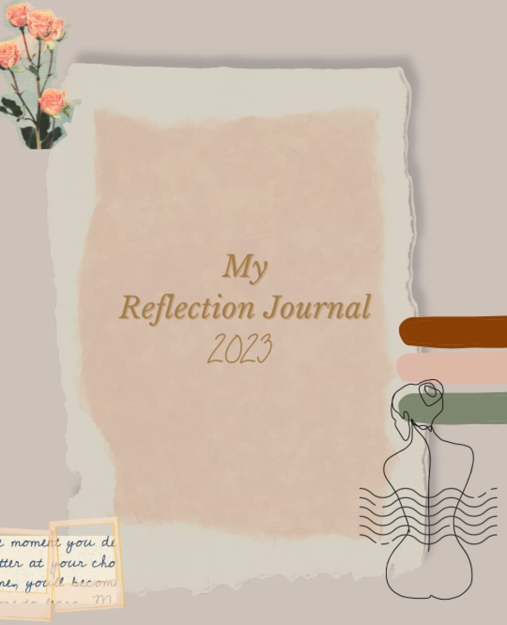 My Reflection Journal for expressing thoughts, gratitude, vision board and journaling | Warm tone relaxing notebook: Gratitude Journal Notebook for ... with guided pages, lined and blank pages