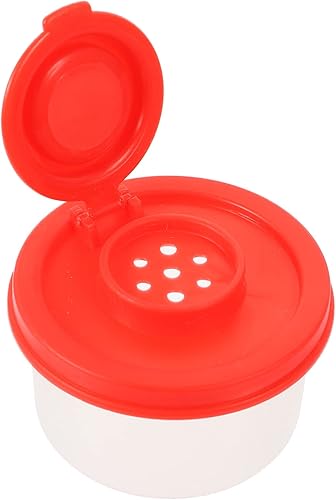 UPKOCH Mini tarro dispensador de botellas de condimentos de vidrio, mini salero con tapa, recipientes sellables, ollas de sal y pimienta, recipiente