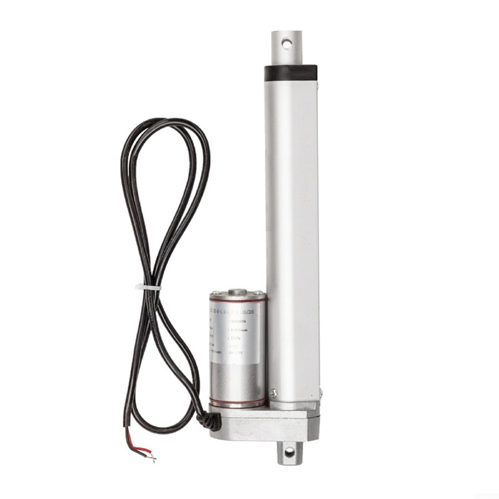 Actuador lineal eléctrico impermeable aleación de aluminio 12V 1000N