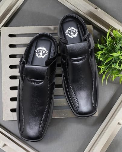 Image of BRUTE Leather Sandals for Men | Fisherman Sandals | Half Sandals