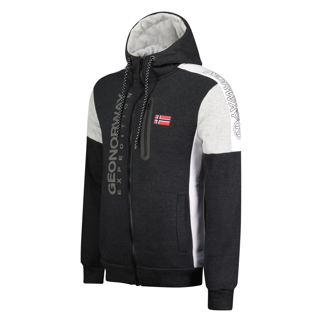 Geographical Norway Fagozip Men Sweatshirt à Capuche Homme