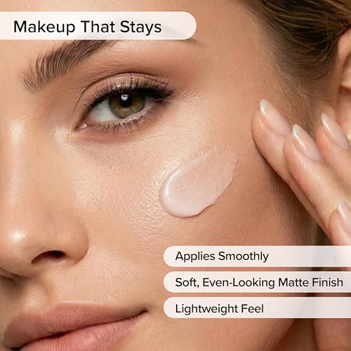 Image of Elizabeth Mott Thank Me Later Pore Minimizer Face Primer, Jumbo Size 60g | K-Beauty Pore Minimizing and Smoothing Makeup Primer, Long-Wearing Makeup, Soft-Matte Finish, Jumbo 2X Size, Cruelty-Free