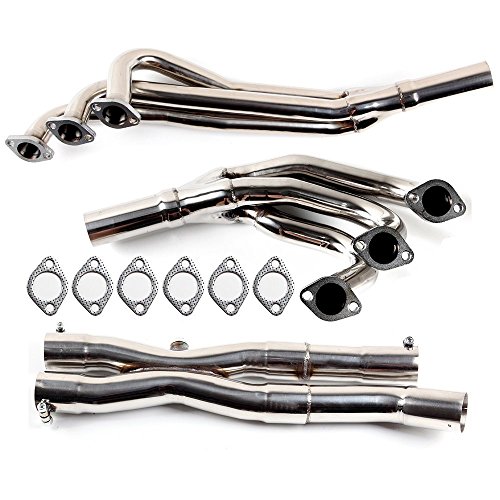 Exhaust Manifold Header Y-Pipe ECCPP Fit for BMW 1984-1991 E30 3-Series 2.5/2.7 Stainless Racing