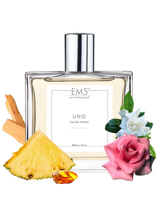 Image of EM5 Uno Unisex Perfume | Citrus Fresh Woody | EDP Spray for Men & Women | Strong and Long Lasting EDP | Luxury Gift for Him /Her