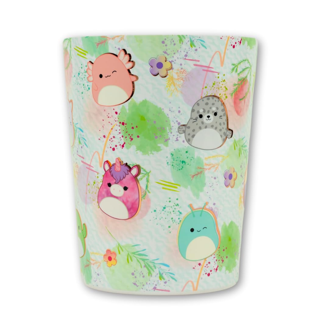 Franco Squishmallows - Waste Basket Kids Hard Bath, Standard, Squishmallows-Waste Basket