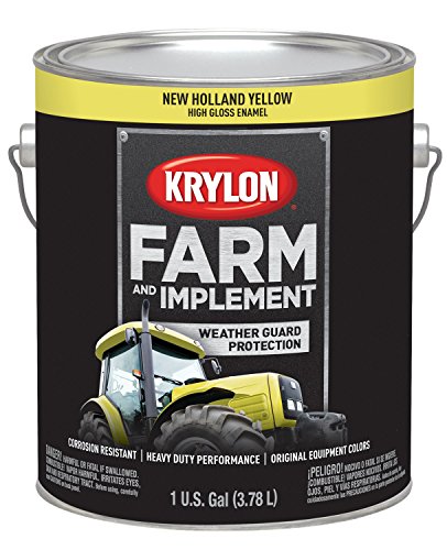 Image of Krylon Farm & Implement Paint Gallons New Holland Yellow (NH Yellow)