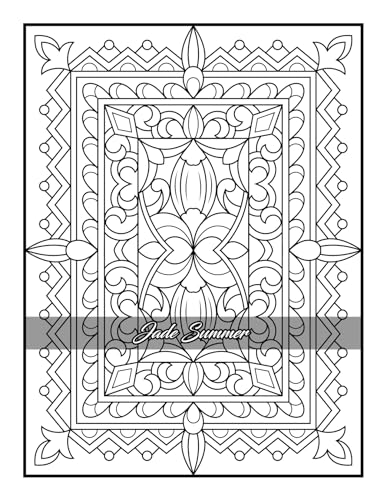 100 Amazing Patterns: An Adult Coloring Book with Fun, Easy, and Relaxing Coloring Pages - Image 100