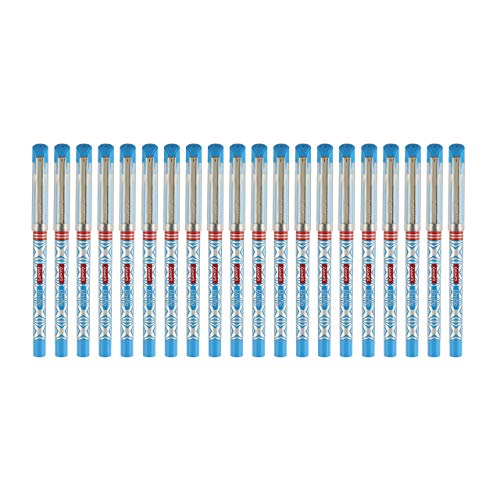 Image of Pilot V5 Roller Ball Pen Pack of 5 (Blue Ink) & Luxor UNIFLO Ball Pen Blue (20's Box)