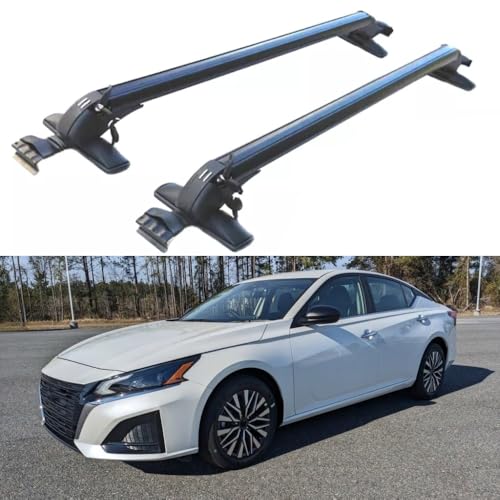 TINIANHHCT Roof Rack Cross Bars for Nissan Altima SV 2023-2025 Without Roof Rails Aluminum Cross Bar Cargo Carrier with Lock