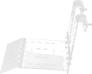 Turtle Basking Platform, Transparent Tortoise Resting Terrace Aquatic Reptile Basking Platform Turtle Hanging Ramp Climbing Shelf for Aquarium(TC)
