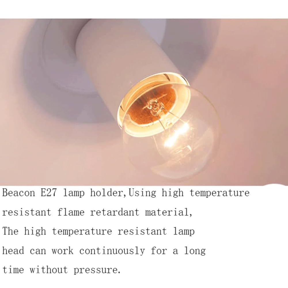 Lampy wiszące, kreatywne oświetlenie wewnętrzne, dekoracyjny żyrandol sufitowy, lampy wiszące w kolorze żelaza, lampa wisząca do sypialni, nocnej jadalni (C)