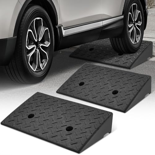 Auto Dynasty Rubber Curb Ramps, 4.3
