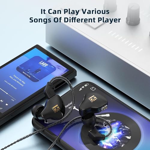 Image of KBEAR KS1 USB C Headphones Crystal Clear Sound Earphones for Samsung Galaxy s23 s22 s21 s20 Ultra, Type C Earphone with Microphone Volume Control for Singers Musician
