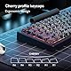 LQXQ PBT Keycaps, Schwarze topografische Tastenkappen 60 75 Prozent Lines Backlit, Shine Through Tastenkappen, Seitlich Bedruckte Cherry Profile Tastenkappen für100%, 75%, 65%, 60% ANSI US Tastatur