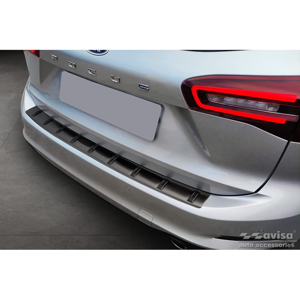 Protezione Paraurti In ABS Per Ford Focus IV Kombi (2018) – Nera, Autoadesiva, Spessore 1,8 Mm, Copribordo Su Misura Con Istruzioni Illustrate