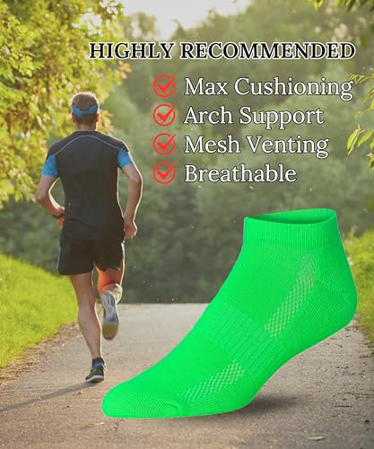 JAMES FIALLO Men's 12-Pairs Performance Low Cut Athletic Sport Socks4
