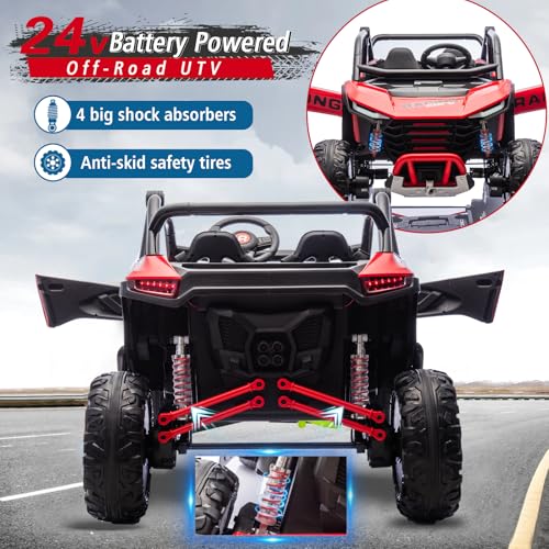 Image of Kid 4WD UTV 24V Ride On Toys for Big Kids 2 Seater Ride On Toys Kids