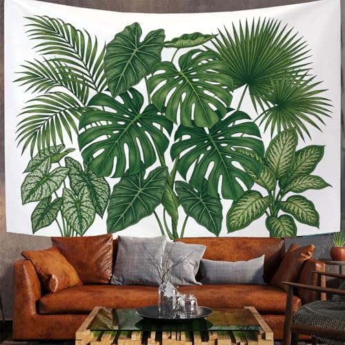 Tapisserie murales jungle décoration grand tissu impression rectangulaire 230 x 180 cm