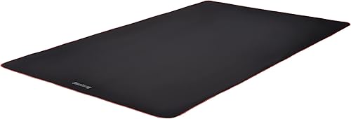 Tapete de ejercicio para AB Roller AB Mat delgado de grande, manta de pícnic, impermeable, negro, largo, plegable, de tela de poliéster Oxford, para